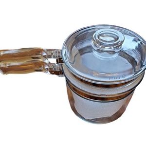 Vintage Pyrex Double-Boiler Glass